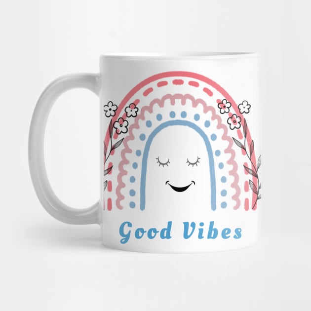 Good Vibes Rainbow Design by TINRO Kreations